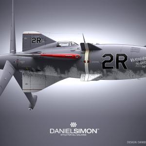 Daniel Simons design of the Hydra drone feature in Captain America  The First Avenger Credit Lead Vehicle Designer