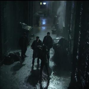 Batman Arkham Knight live action trailer. In the alley.