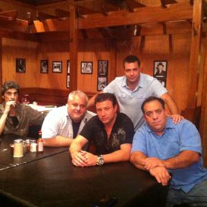 Filming with Doms crew on set of The Capones airing January 28 on REELZ