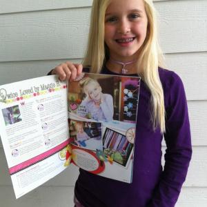 Maggie Batson is in Discovery Girls Magazine and Sparkle Magazine