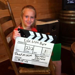 Maggie on the set of Life With Hope