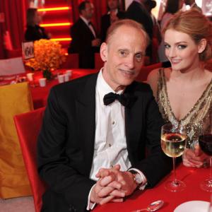 John Waters and Lydia Hearst at event of The 82nd Annual Academy Awards 2010