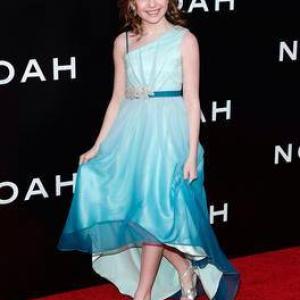 Walking the red carpet at the Noah premiere