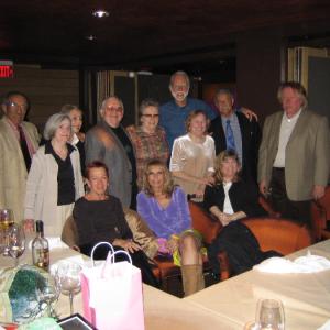At my surprise 70th birthday party at Vibrato's, 2005: Nancy Sinatra, Alf Clausen, Mr. & Mrs. Perry Botkin, Mr. & Mrs. Earl Palmer, Mr. & Mrs. Plas Johnson, Don Randi, Mrs. Lonnie Carter and mother.