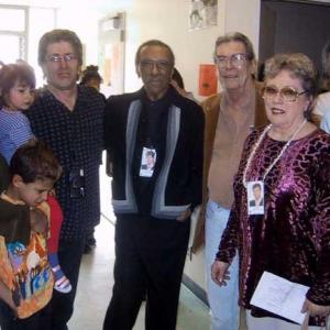 With Earl Palmer, family & friends at the dedication of the Ritchie Valens Memorial Recreation Center in Pacoima 2006.