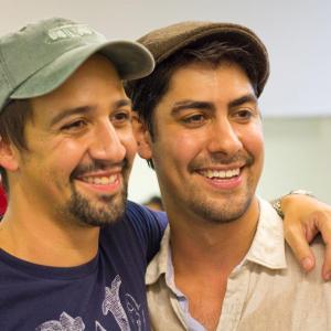 In rehearsal with LinManuel Miranda creator of In The Heights
