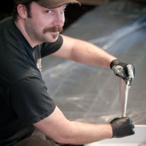 Jack Bennett assisting in a lifecast