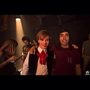 On set of Music Video Bulls in the Bronx by Pierce The Veil with Lead Singer Vic Fuentes