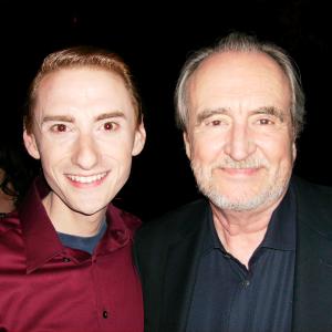 Joshua Patrick Dudley and Wes Craven at the Scream 4 Premiere in 2011
