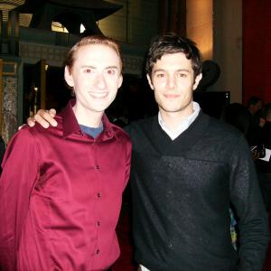 Joshua Patrick Dudley and Adam Brody at the Scream 4 Premiere in 2011