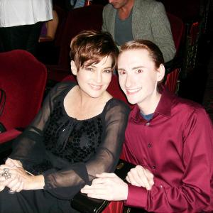 Joshua Patrick Dudley and Carolyn Hennesy at the Scream 4 Premiere in 2011