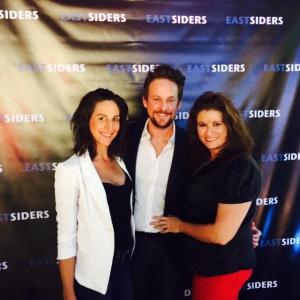 Justine Renee at Eastsiders premier with actor Stephen Guarino and producer Beth Wheatley