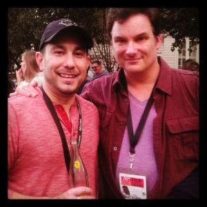 with Shane Black at the Austin Film Festival