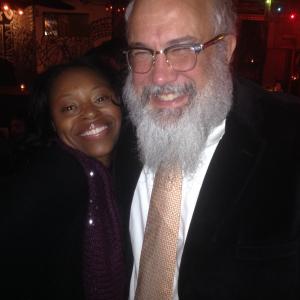 Actor Anisa Nyell Johnson and Director of 21 YearsRichard Linklater Mr Michael Dunaway