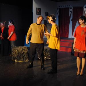 A couple of audience RED SHIRTS debuting their big upcoming death scenes! From our Original Production Star Trek Boldly Going WAY Too Far parody! Alley Theater Louisville 40202