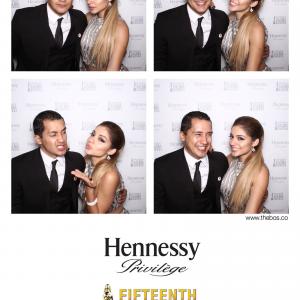 Rick Mancia & Jossie Ochoa attend the 2014 NCLR ALMA Awards Producer's Post Party Hosted by Hennessy