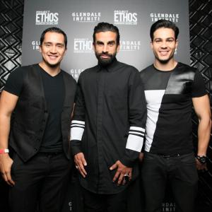Rick Mancia, Robert Paul Taylor, and Ray Diaz at LA Fashion Week-Project Ethos