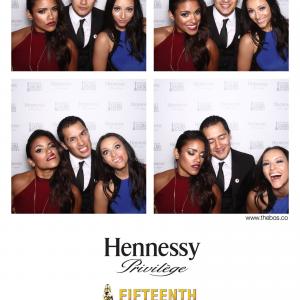 Vivian Lamolli Rick Mancia and Danielle Vega attend the 2014 NCLR ALMA Awards Producers Post Party Hosted by Hennessy