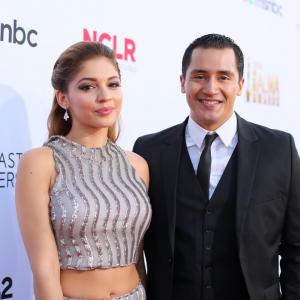 Actor Rick Mancia and Miss Guatemala US 20132014 Josephine Ochoa attend the 2014 NCLR ALMA Awards at the Pasadena Civic Auditorium on October 10 2014 in Pasadena California