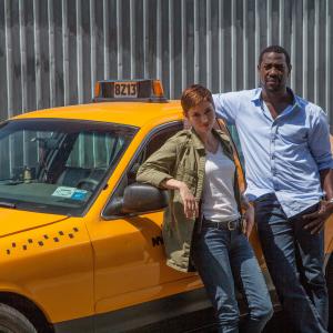 Still of Chyler Leigh Linda Kallerus and Jacky Ido in Taxi Brooklyn 2014