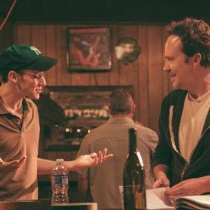 Director Jamison LoCascio with Patch Darragh on the set of 