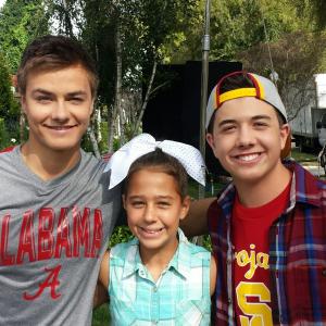 A dream come true filming with these two and Disney Channel!