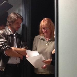 Greg Albanetti with director Helen Stringer in The Gloaming.