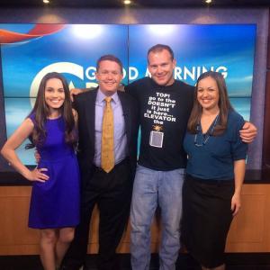 Lumberjack was a celebrity guest on Good Morning Carolinas in Conway SC when he was at the Xcon Comic Con 2015