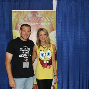 Ciara Hanna and Lumberjack were at the Xcon Comic Con in Myrtle Beach, SC signing autographs. Lumberjack was also wearing one of his shirts from his new clothing line.