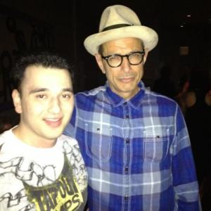 Me and the Actor Jeff Goldblum  the lexington Hotel 2012!