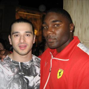 At UFC 108 Evans Vs Silva with Fellow MMA Fighter Anthony Rumble Johnson at The MGM Grand Las Vegas 2010