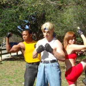 On The Movie Set of Bare Knuckle Streets of Rage With Cast 2011