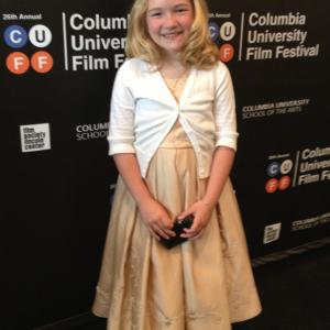 Madeline Lupi at the premiere of Marvelous Fishman at the Columbia University Film Festival at Lincoln Center NYC