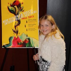 Madeline at the New Visions & Voices Film Festival, NYC for 