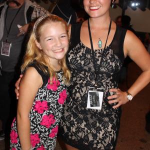 Madeline with Director of Awake Lucille Hansen at Coney Island Film Festival