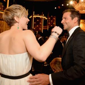 Bradley Cooper and Jennifer Lawrence