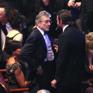 Robert De Niro and Bradley Cooper at event of The Oscars (2013)