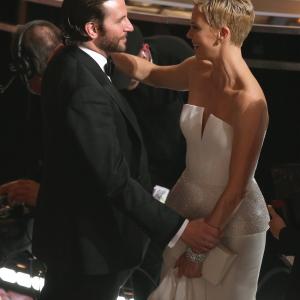 Charlize Theron and Bradley Cooper at event of The Oscars (2013)