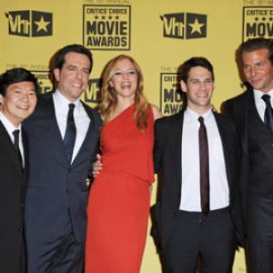 Heather Graham, Justin Bartha, Bradley Cooper and Ken Jeong at event of 15th Annual Critics' Choice Movie Awards (2010)