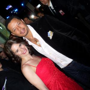 Red Carpet with Terrence Howard Los Angeles Premiere of Dead Man DownArcLight Theatre Hollywood CAFebruary 26 2013
