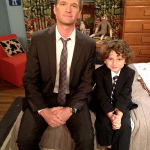 On set of How I Met Your Mother