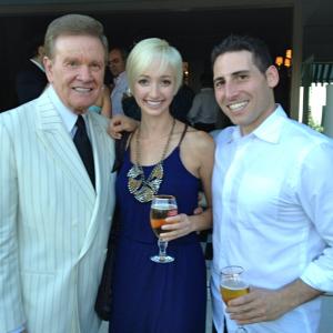 From left to right Wink Martindale Jessica Sirls and Aaron Bilgrad
