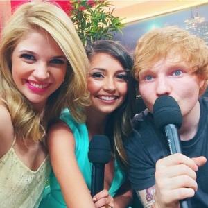 MMVA AWARDS Ed Sheeran Christine Prosperi and Sarah Fisher