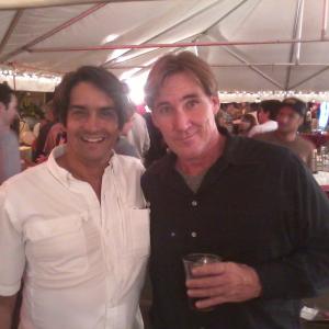 Joseph Wilson with DP Krishna Rao at the Last Resort Wrap Party