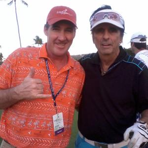 Joseph Wilson & Alice Cooper at Waialae Country Club's Sony Open 2012