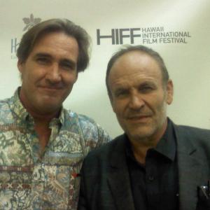Joseph Wilson with Ned Van Zandt at the HIFF premiere of One Kine Day