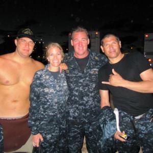 Joseph Wilson on Location in Hawaii on the movie Battleship