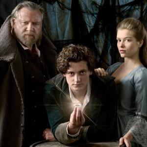 Still of Ray Winstone Aneurin Barnard and Sophie Cookson in Moonfleet 2013