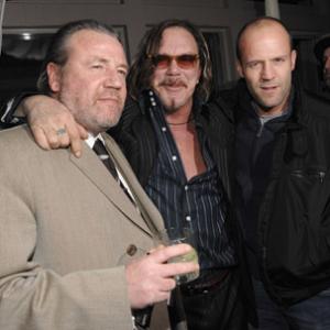 Mickey Rourke Jason Statham and Ray Winstone at event of The Wrestler 2008
