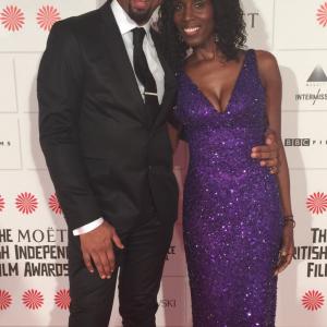 Paul Craig and his wife Marcia Fowlin at the British Independent Film Awards 2014